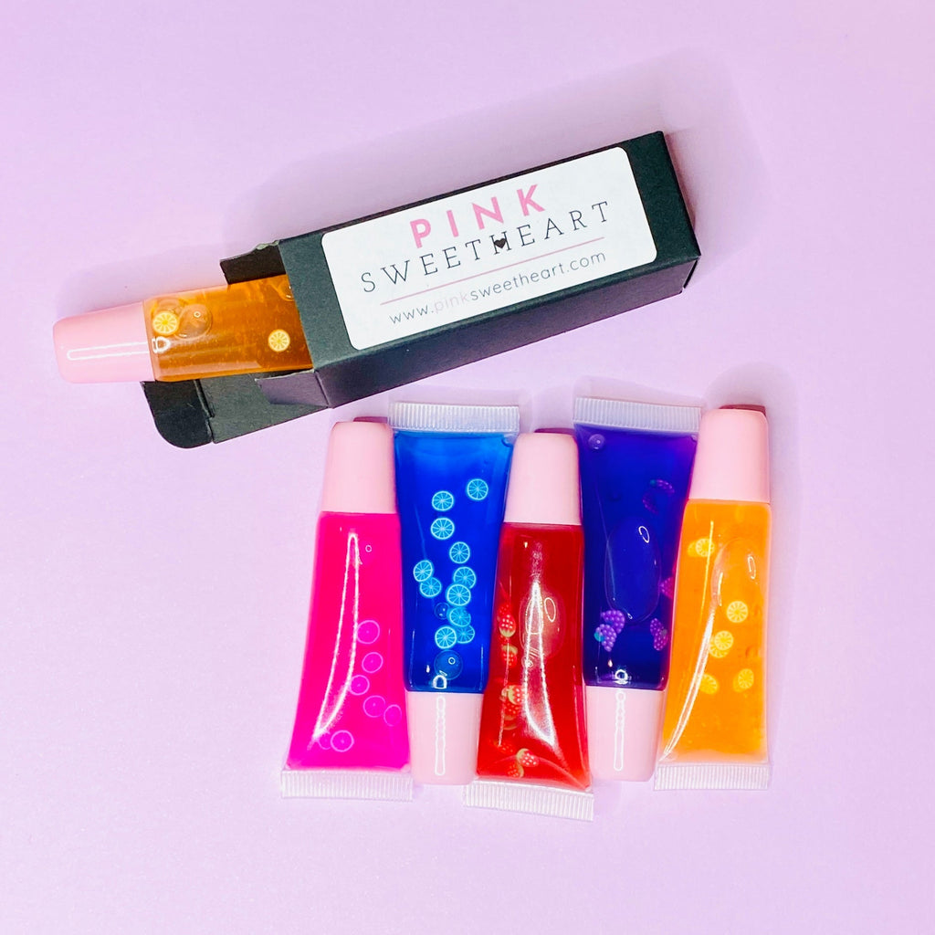 Orange Cream Lip Gloss Jelly  Pink Sweetheart