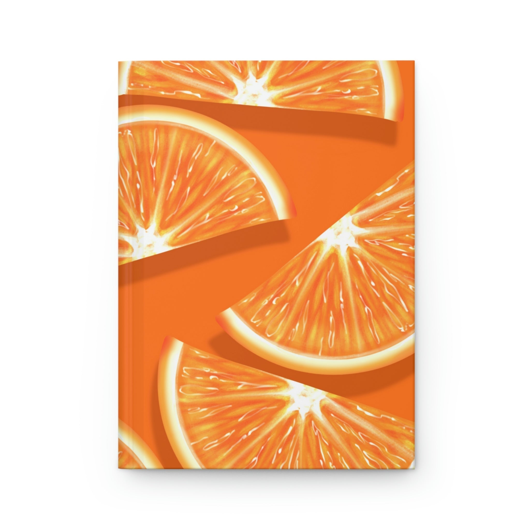 Orange Slices Hardcover Matte Journal Paper products Pink Sweetheart