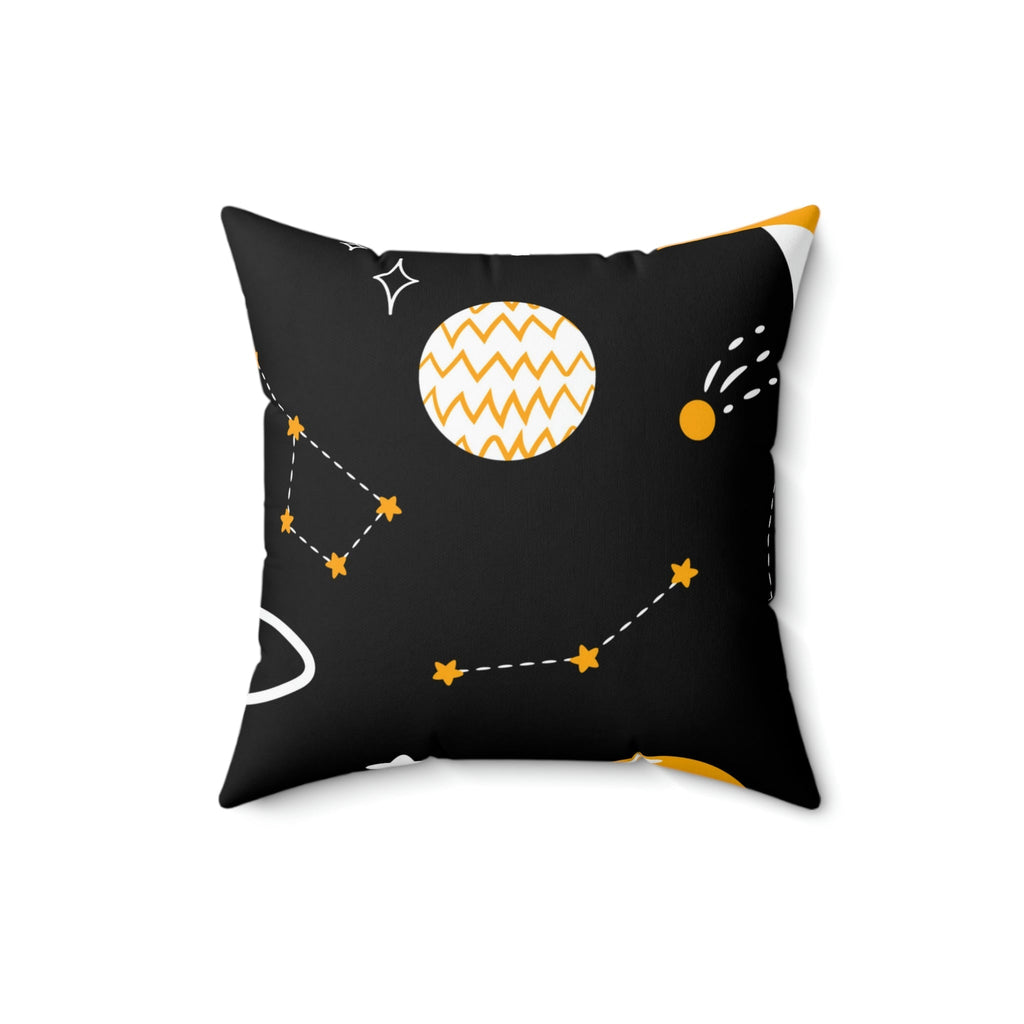 Out of This World Square Pillow Home Decor Pink Sweetheart