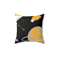 Out of This World Square Pillow - Pink Sweetheart