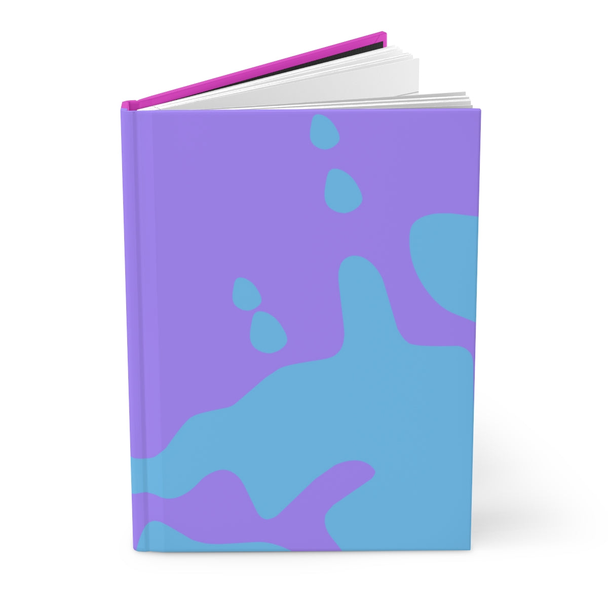 Paint Splat Hardcover Matte Journal Paper products Pink Sweetheart