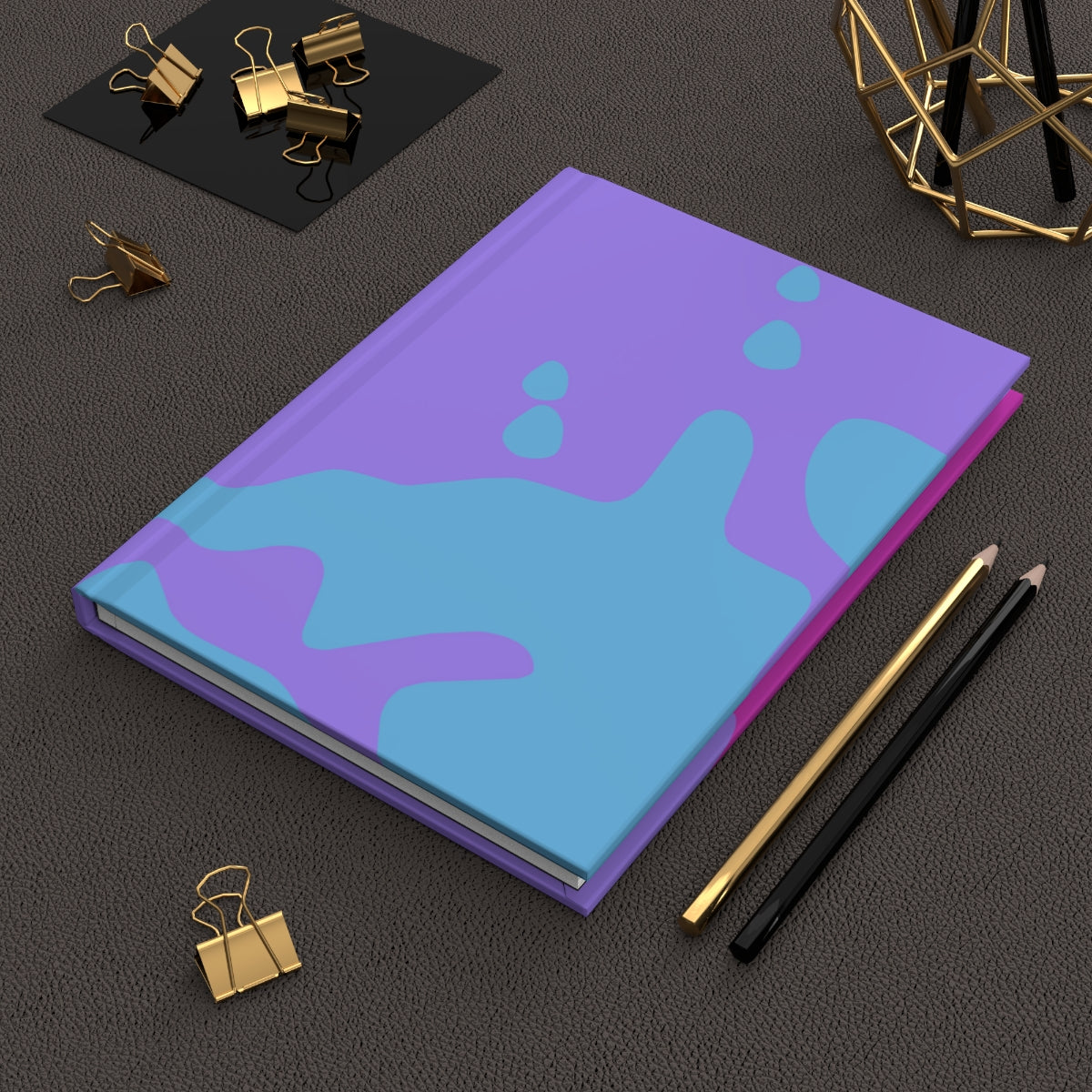 Paint Splat Hardcover Matte Journal Paper products Pink Sweetheart