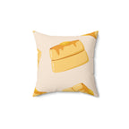 Pancakes & Syrup Square Pillow Home Decor Pink Sweetheart
