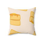 Pancakes & Syrup Square Pillow Home Decor Pink Sweetheart