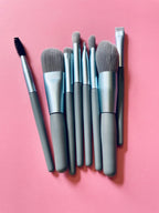 Pastel Chibi Mini Makeup Brushes Pink Sweetheart
