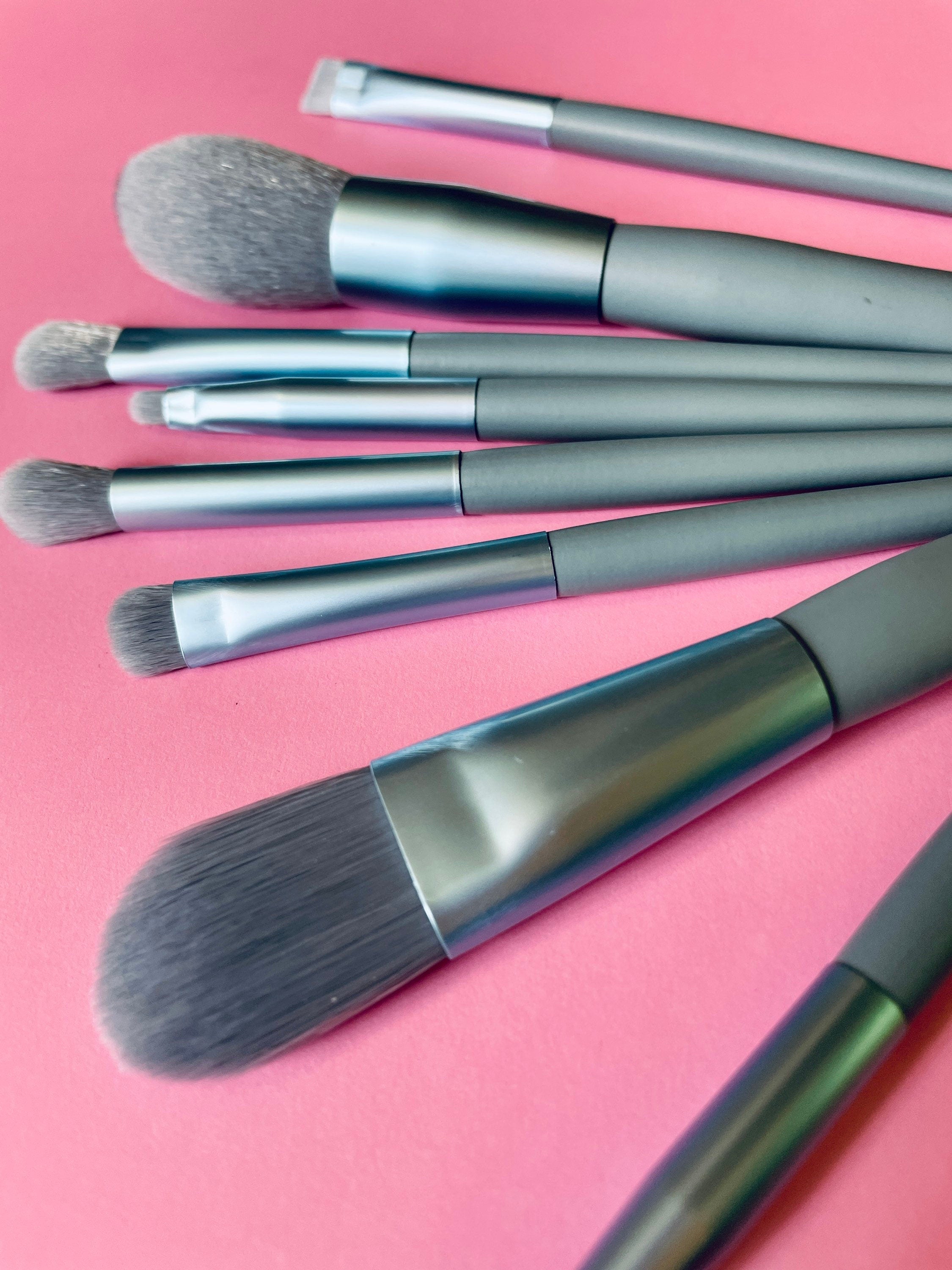 Pastel Chibi Mini Makeup Brushes Pink Sweetheart