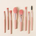 Pastel Chibi Mini Makeup Brushes - Pink Sweetheart