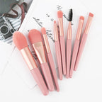 Pastel Chibi Mini Makeup Brushes Pink Sweetheart