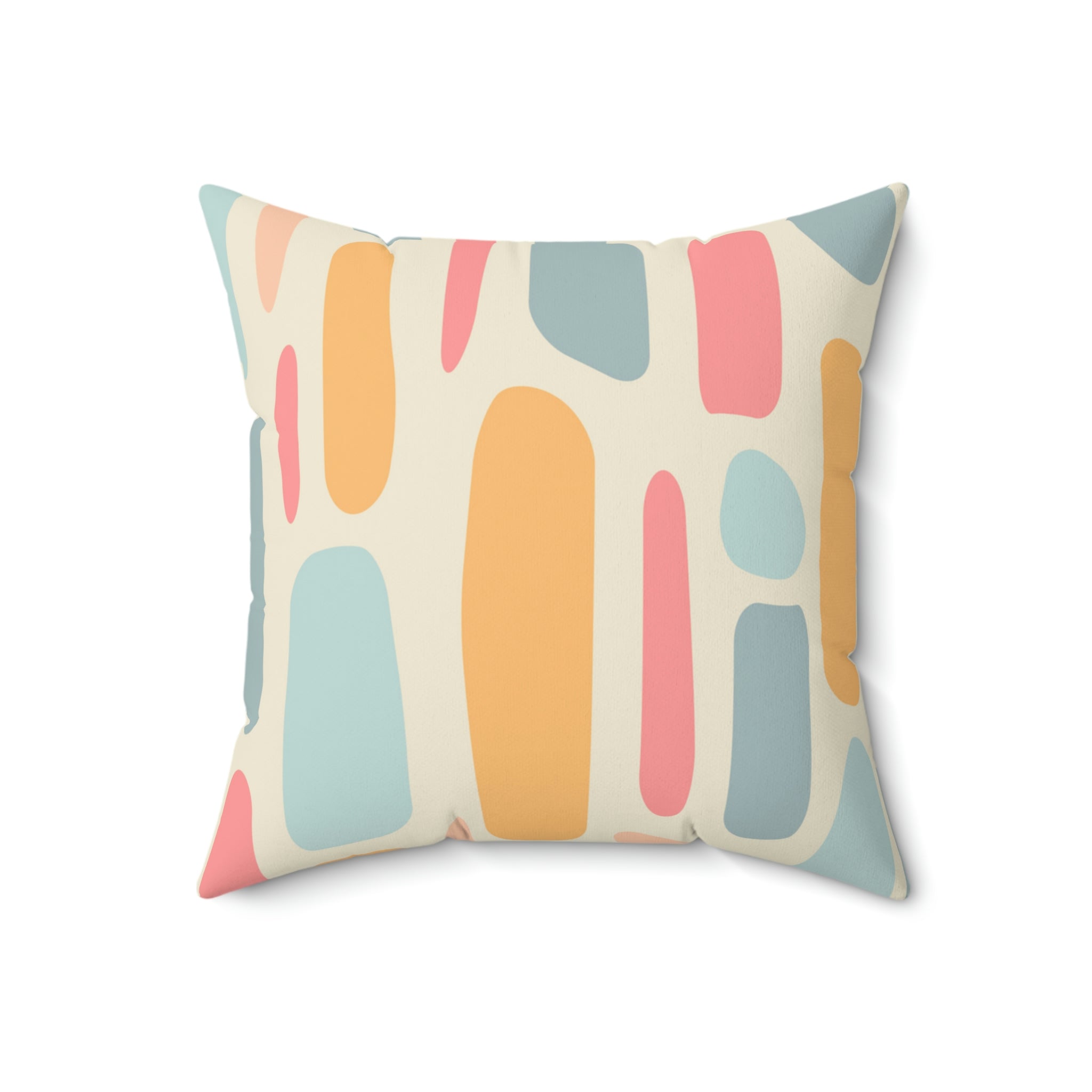 Perfect Cobblestone Square Pillow Home Decor Pink Sweetheart
