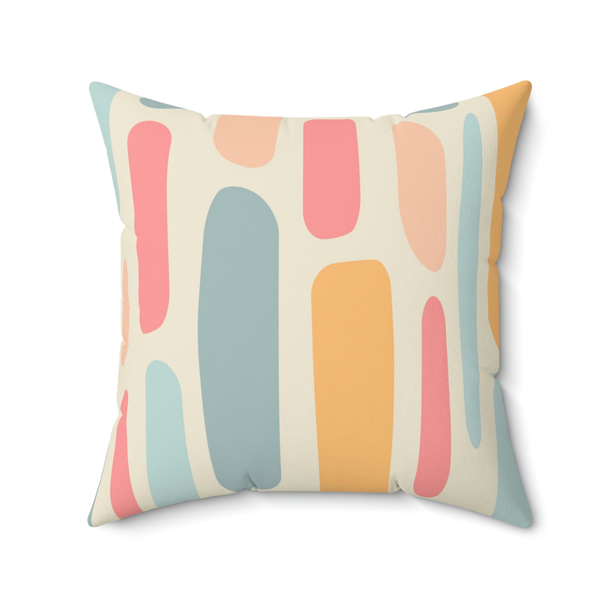 Perfect Cobblestone Square Pillow Home Decor Pink Sweetheart