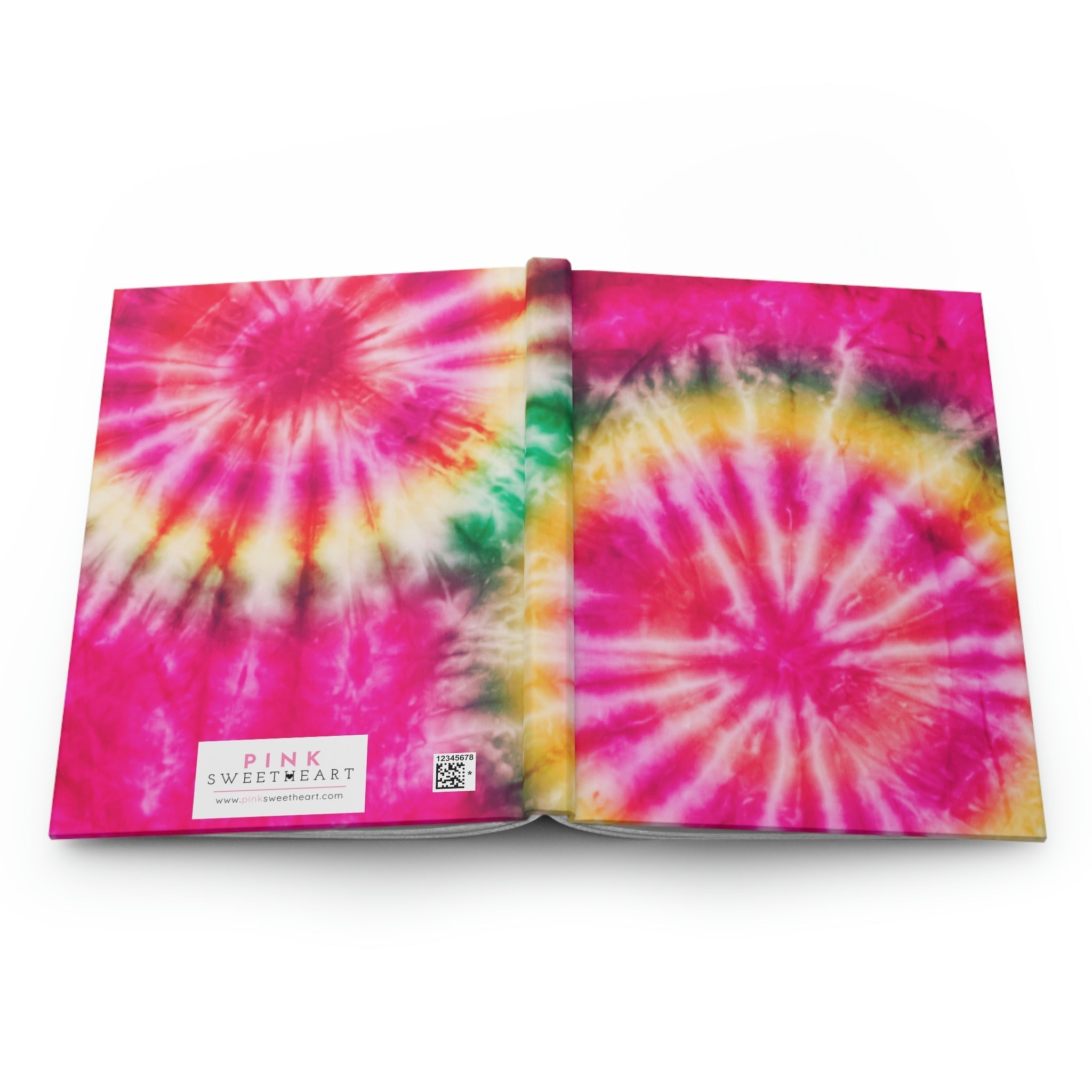 Perfect Tie Dye Hardcover Matte Journal Paper products Pink Sweetheart