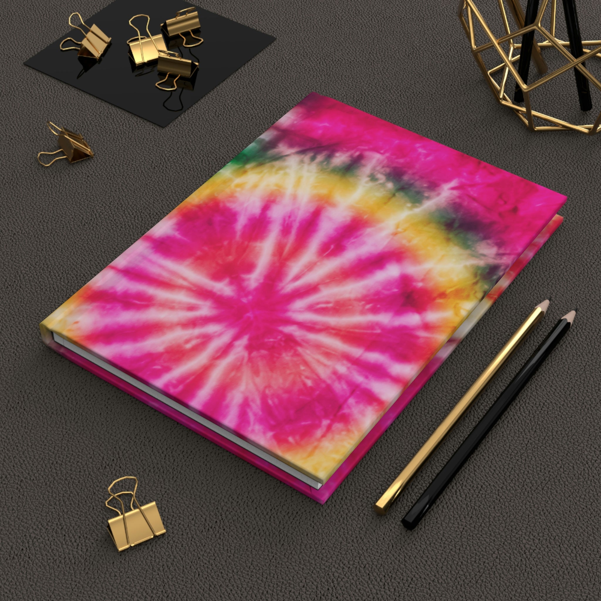 Perfect Tie Dye Hardcover Matte Journal Paper products Pink Sweetheart