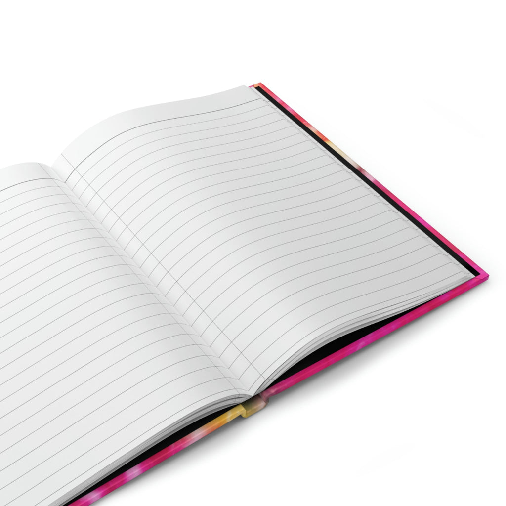 Perfect Tie Dye Hardcover Matte Journal Paper products Pink Sweetheart