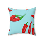 Pimiento Rojo Picante Square Pillow Home Decor Pink Sweetheart
