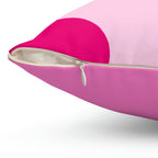 Pink Lava Lamp Square Pillow Home Decor Pink Sweetheart