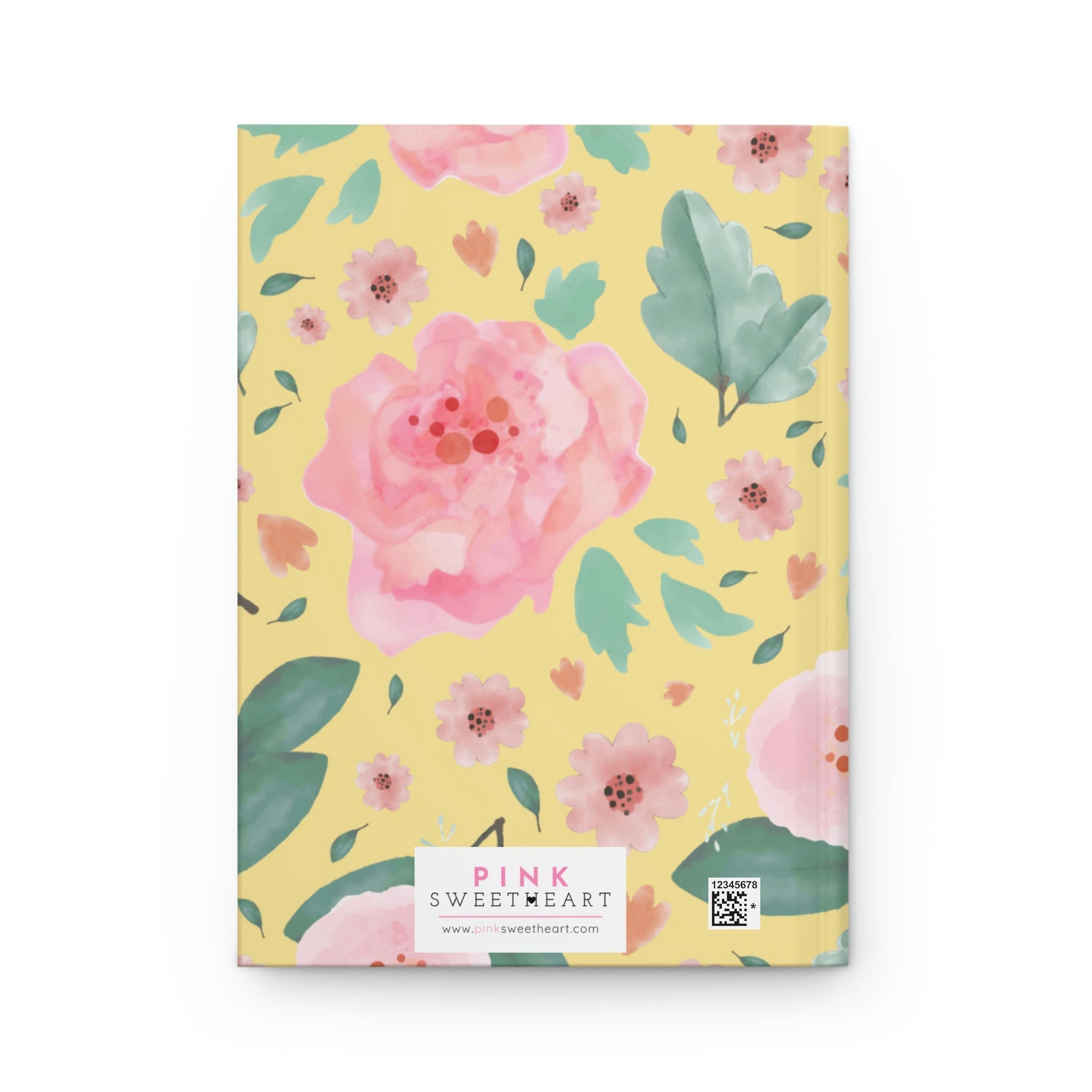 Pink Little Flower Hardcover Matte Journal Paper products Pink Sweetheart