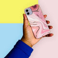 Pink Marble iPhone 11 Phone Case PREOWNED - Pink Sweetheart