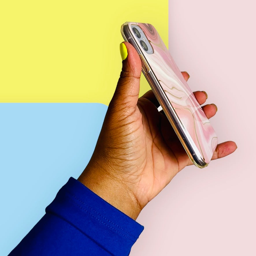 Pink Marble iPhone 11 Phone Case PREOWNED  Pink Sweetheart