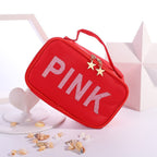 Pink Sequin Cosmetic Makeup Bag Cosmetic & Toiletry Bags Pink Sweetheart
