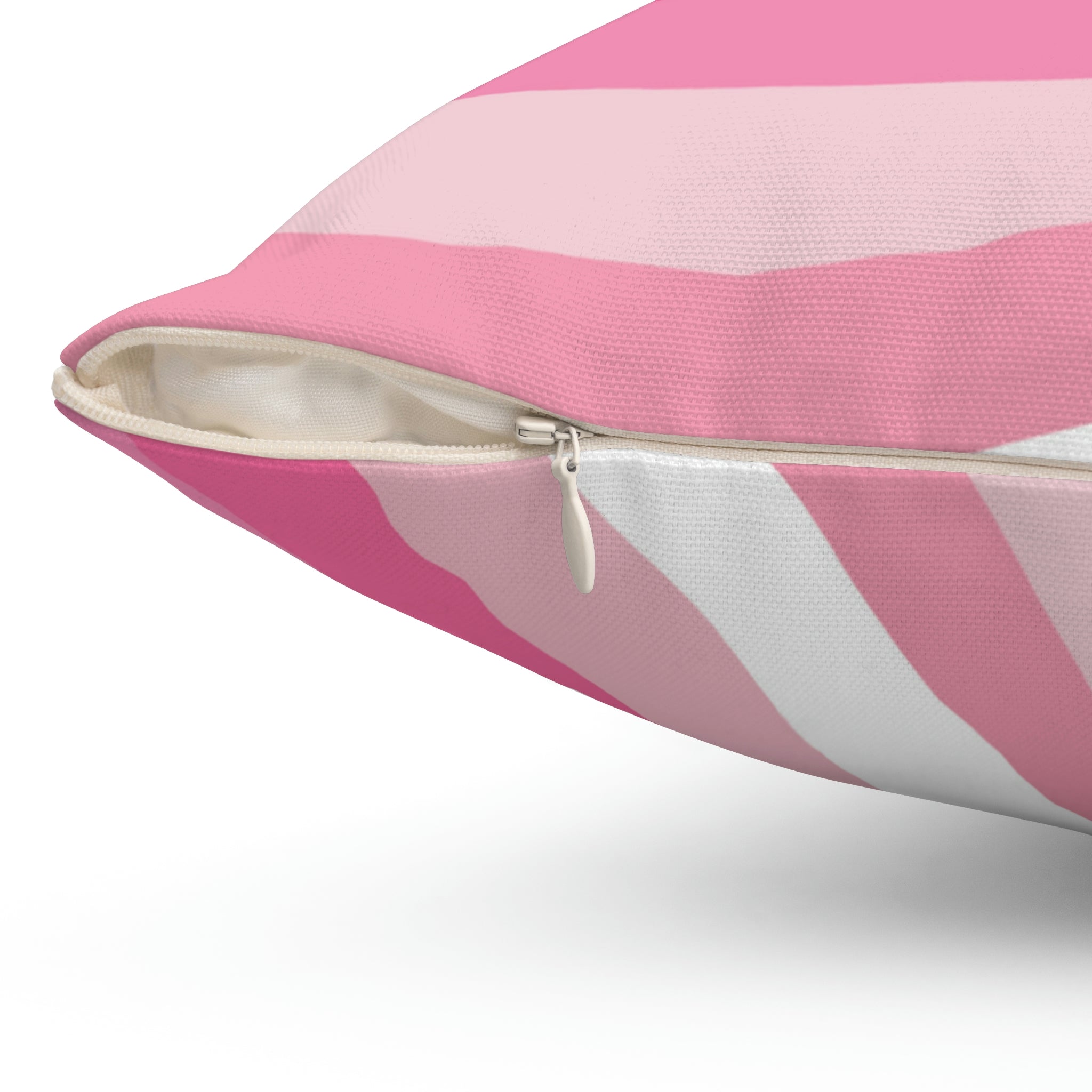 Pink Strawberry Swirl Square Pillow Home Decor Pink Sweetheart