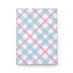 Plaid Gingham Hardcover Matte Journal Paper products Pink Sweetheart