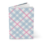 Plaid Gingham Hardcover Matte Journal Paper products Pink Sweetheart