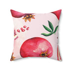 Pomegranate Square Pillow Home Decor Pink Sweetheart