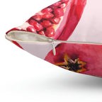 Pomegranate Square Pillow Home Decor Pink Sweetheart
