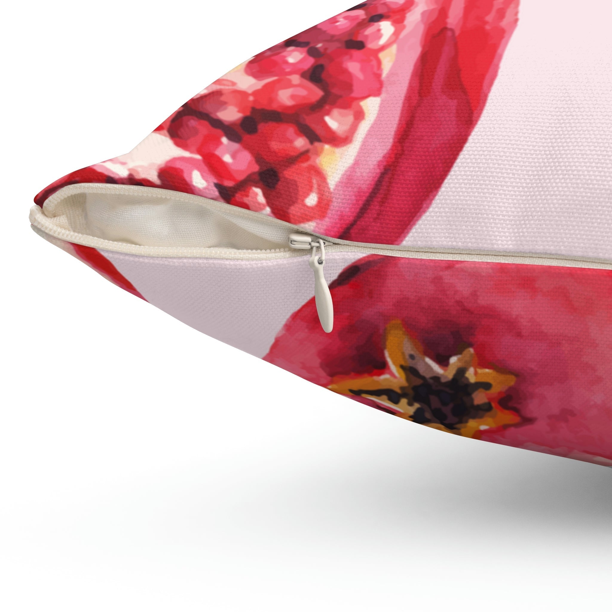 Pomegranate Square Pillow Home Decor Pink Sweetheart
