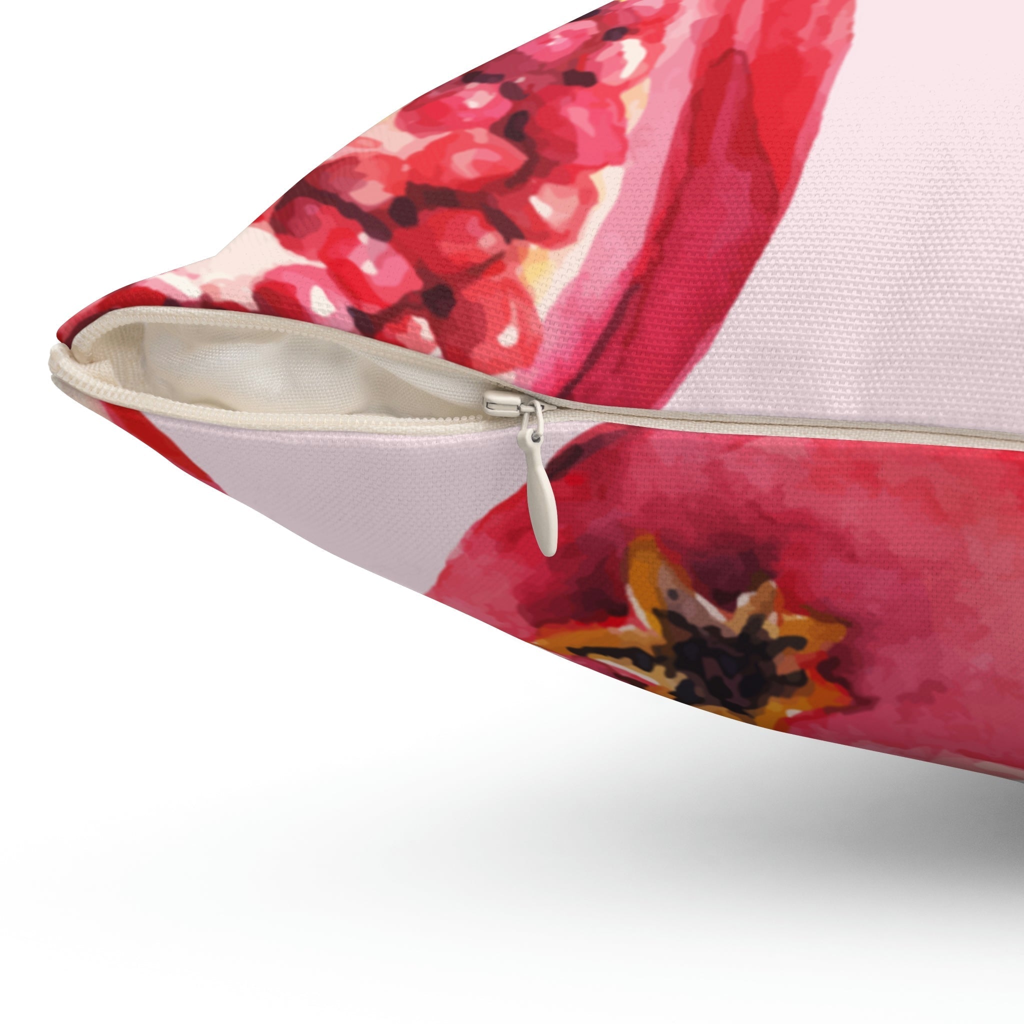 Pomegranate Square Pillow Home Decor Pink Sweetheart