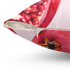 Pomegranate Square Pillow Home Decor Pink Sweetheart