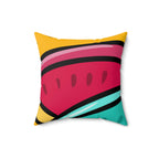 Pop Art Icon Square Pillow Home Decor Pink Sweetheart