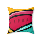 Pop Art Icon Square Pillow Home Decor Pink Sweetheart