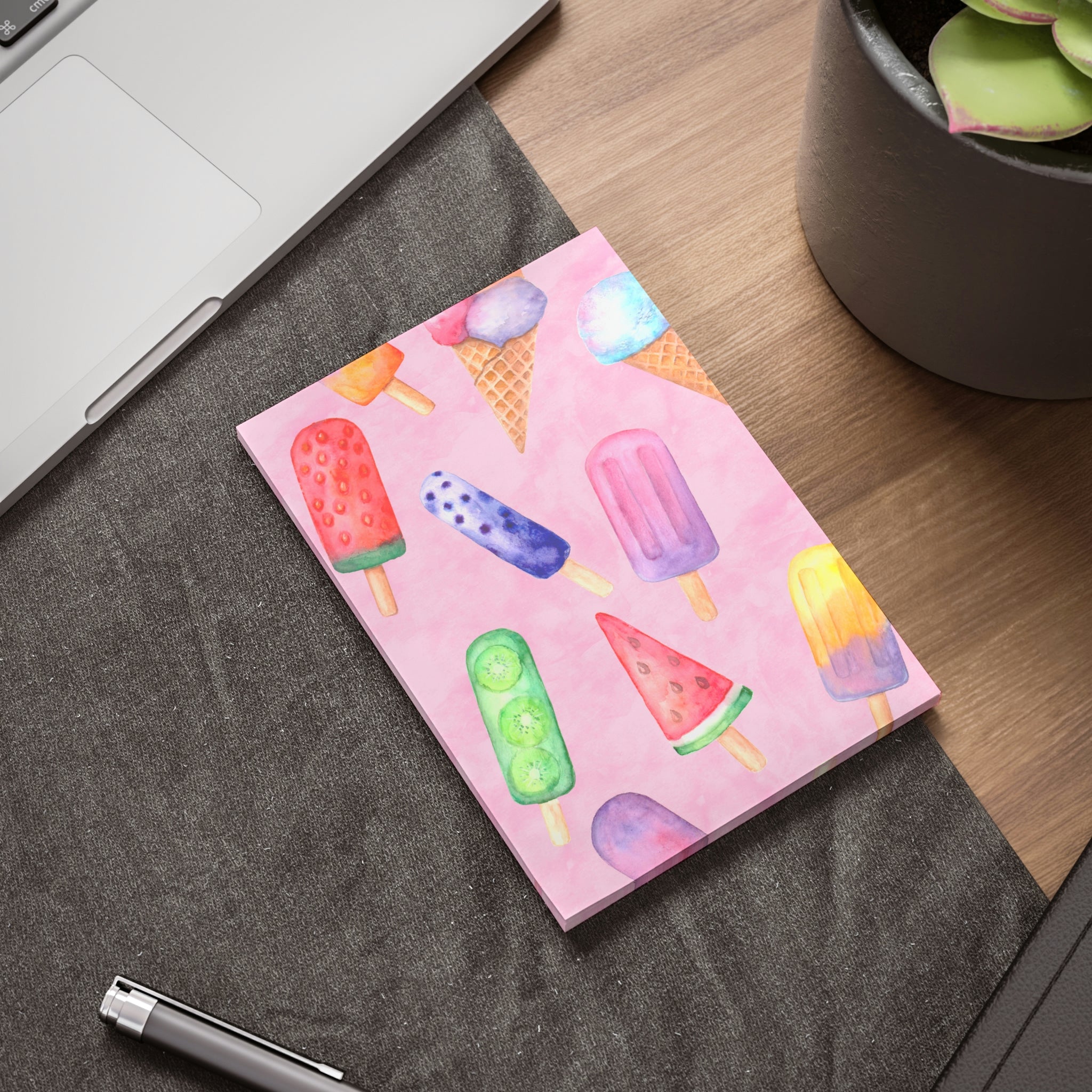 Popsicle Post-it® Note Pad Paper products Pink Sweetheart