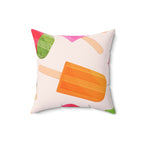Popsicle Variety Pack Square Pillow Home Decor Pink Sweetheart