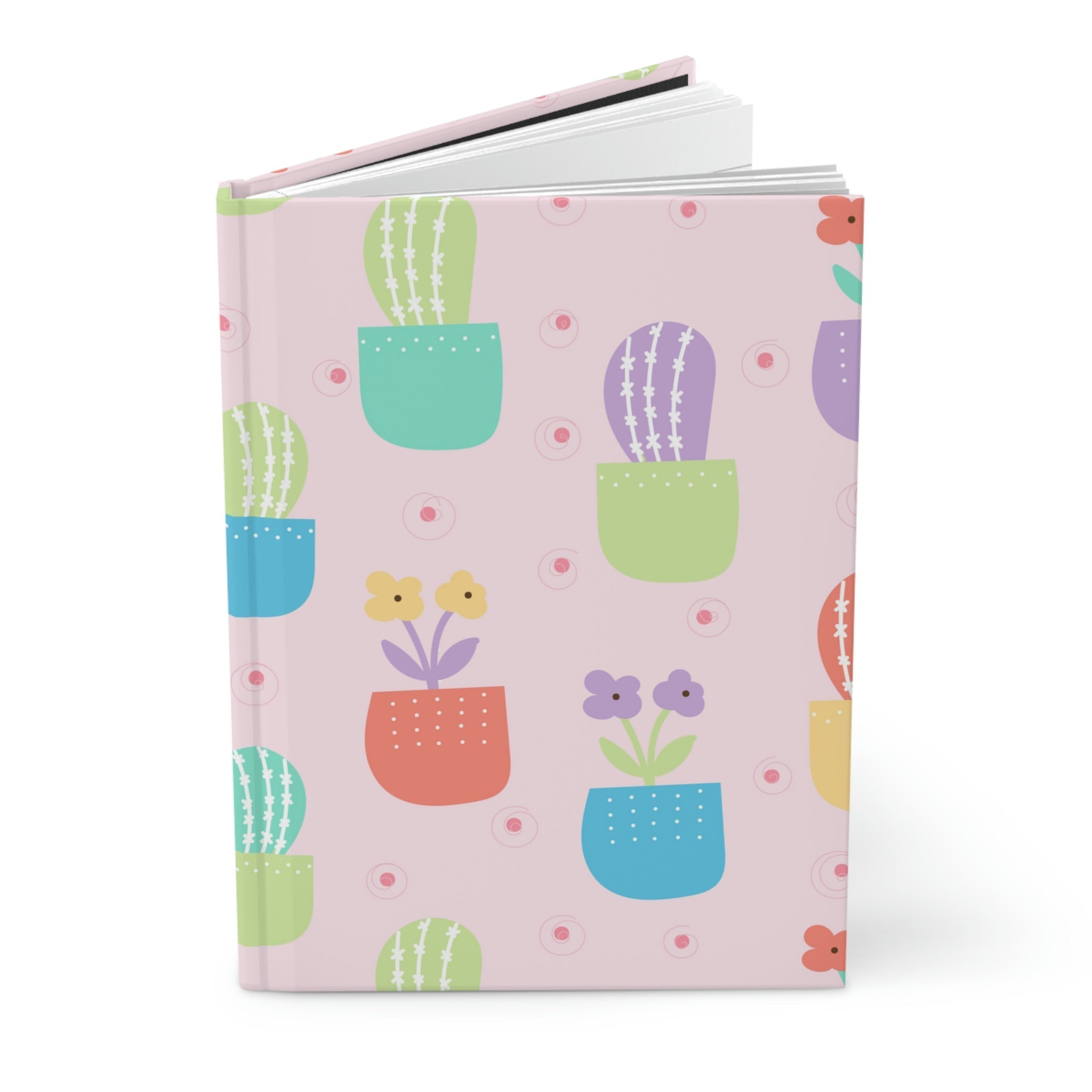 Potted Planted Hardcover Matte Journal Paper products Pink Sweetheart