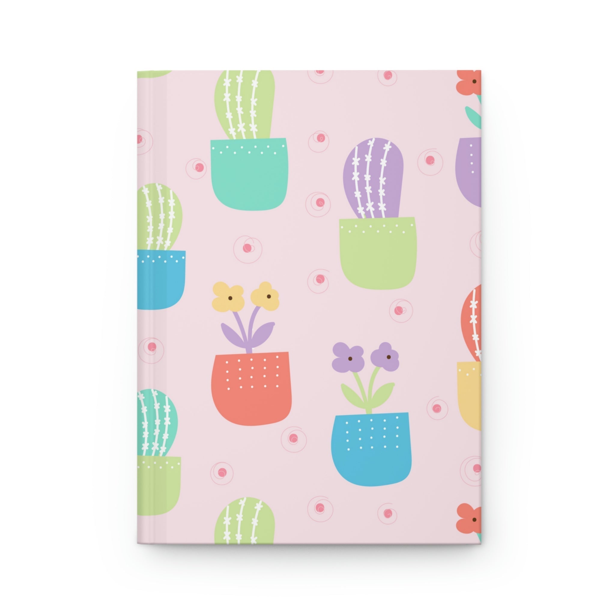 Potted Planted Hardcover Matte Journal Paper products Pink Sweetheart