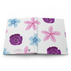 Pretty Florals Hardcover Matte Journal Paper products Pink Sweetheart