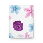 Pretty Florals Hardcover Matte Journal Paper products Pink Sweetheart