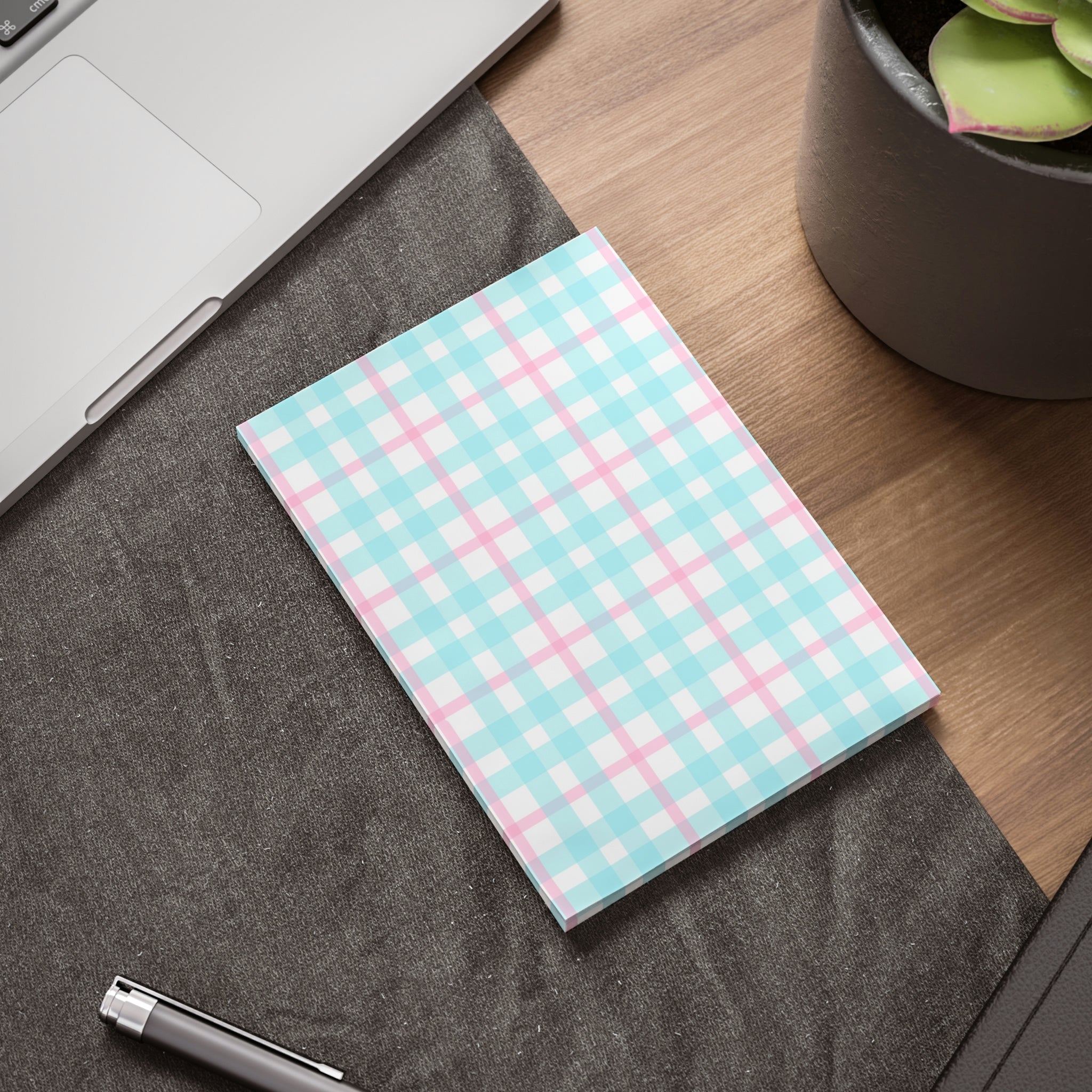 Pretty Gingham Post-it® Note Pad Paper products Pink Sweetheart