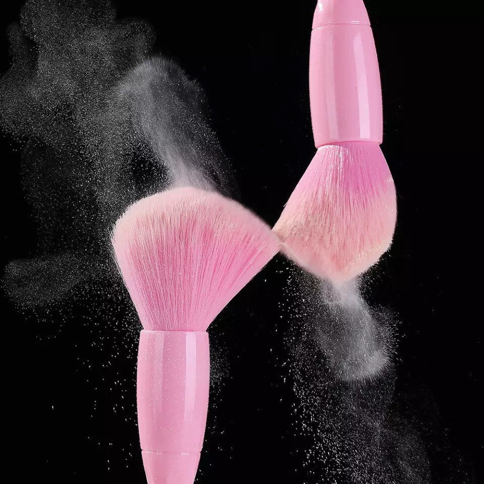 Pretty Pastel Candy Cosmetic Makeup Brush Set Pink Sweetheart