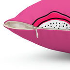 Pretty Pink Dragonfruit Square Pillow Home Decor Pink Sweetheart