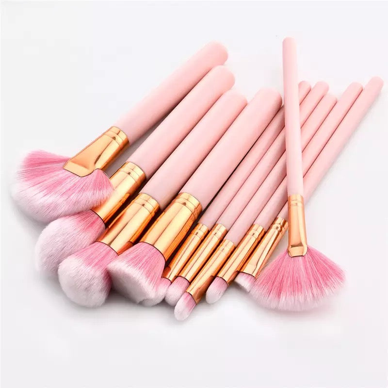 Flat Pink Paint Brush Set – Layer Cake Shop