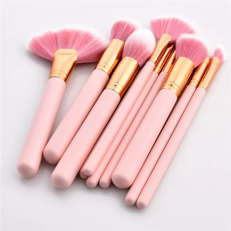 Really pretty store makeup brushes