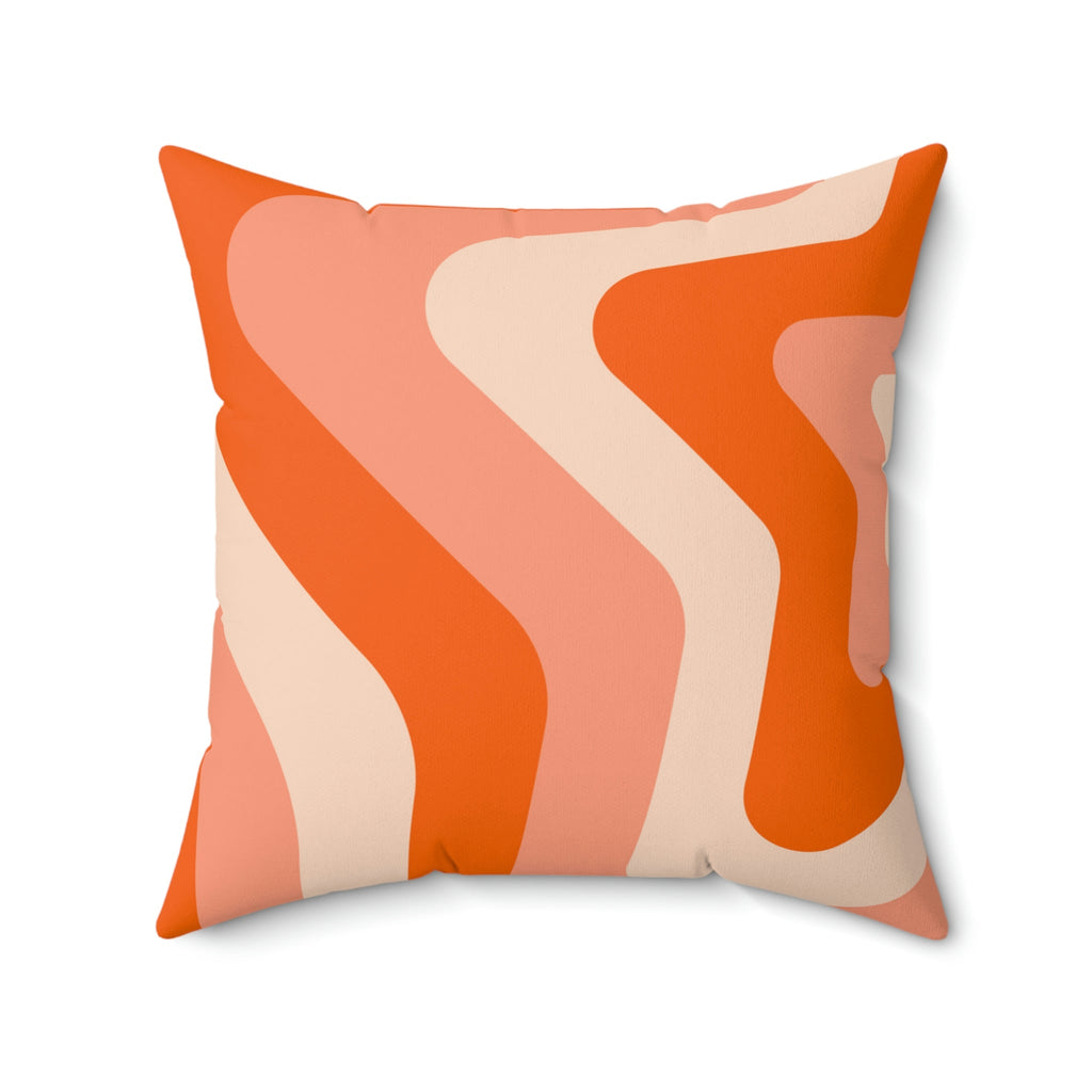 Psychedelic Stars Square Pillow Home Decor Pink Sweetheart