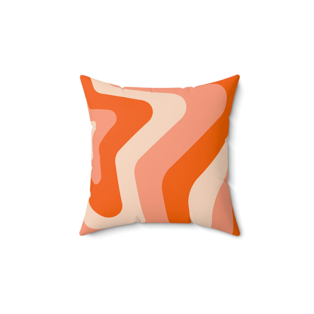 Psychedelic Stars Square Pillow Home Decor Pink Sweetheart