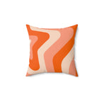 Psychedelic Stars Square Pillow Home Decor Pink Sweetheart