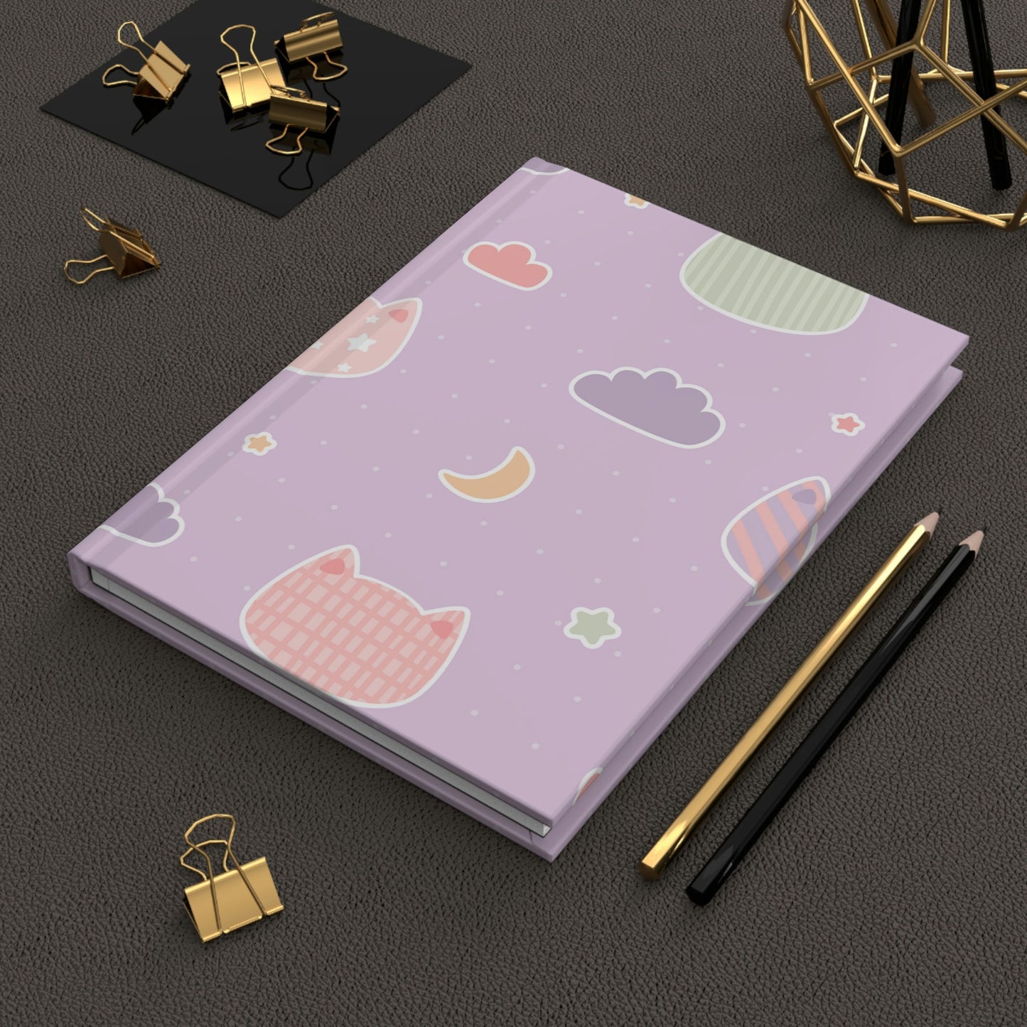 Pure Kawaii Hardcover Matte Journal Paper products Pink Sweetheart