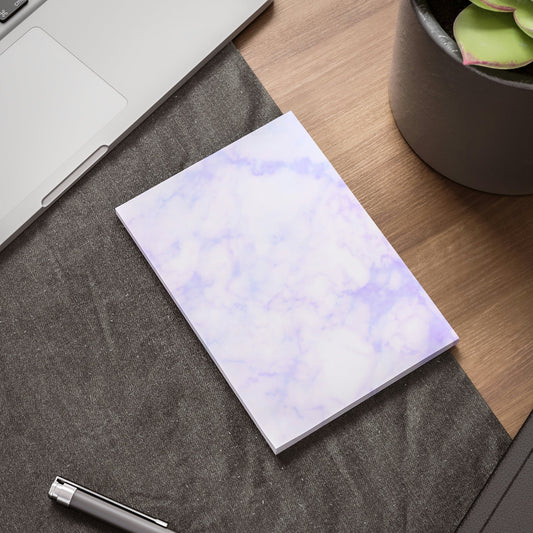 Purple Marble Post-it® Note Pad Paper products Pink Sweetheart