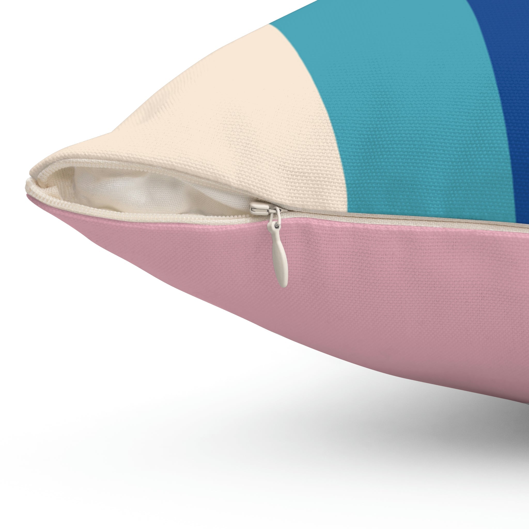 Rainbow Accent Square Pillow Home Decor Pink Sweetheart